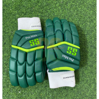 SS Pro Maxx Green Cricket Batting Gloves Men's