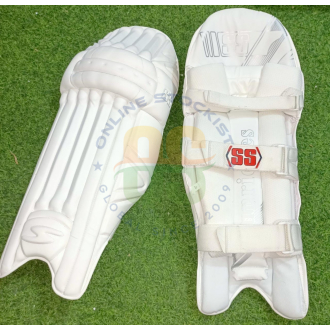 SS Matrix All White Cricket Batting Pads Men's