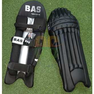BAS Player Edi Black Cricket Batting Pads Men's