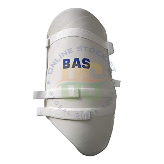 BAS Player ( Made Of Leather 2 Strap ) Cricket Thigh Guard Men's