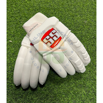 SS Super Test (Red Logo) Cricket Batting Gloves Large