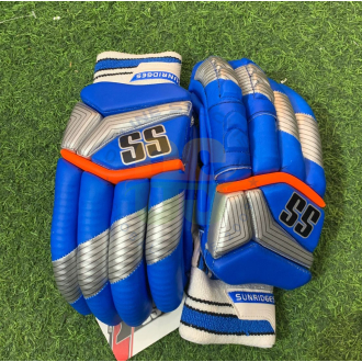 SS T-20 Players Indian Blue Color Cricket Batting Gloves Men's
