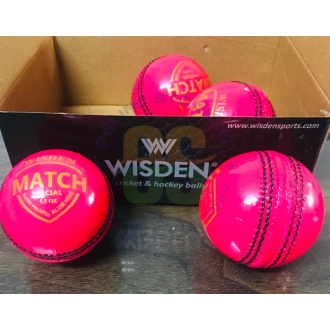 Wisden Match Special Pink Ball Box Of 12
