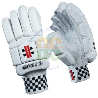 Gray Nicolls Elite GN6 WHITE Cricket Batting Gloves Men's