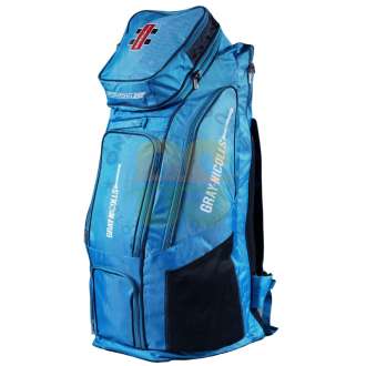 Gray Nicolls International GN9 Cricket Duffle Bag with Wheels CYAN BLUE