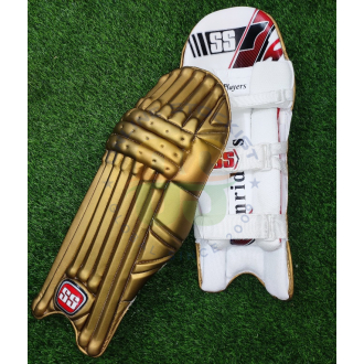 SS Players Golden Cricket Batting Pads Men's