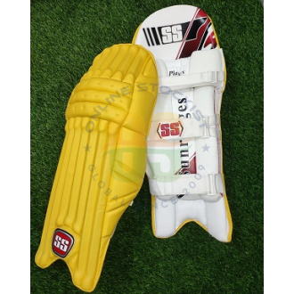 SS Players Yellow Cricket Batting Pads Men's