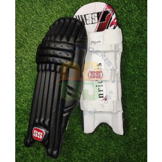 SS Players Black Cricket Batting Pads Men's