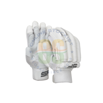 SF Players Le White Cricket Batting Gloves Men's