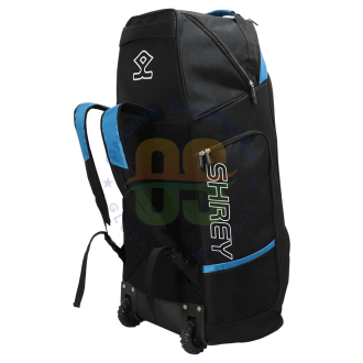 Shrey Pro Premium Cricket Wheelie Duffle Bag BLUE/BLACK