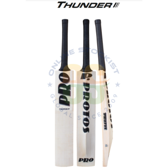 PROTOS PRO Thunder ( BLACK RETRO ) English Willow Cricket Bat Men's