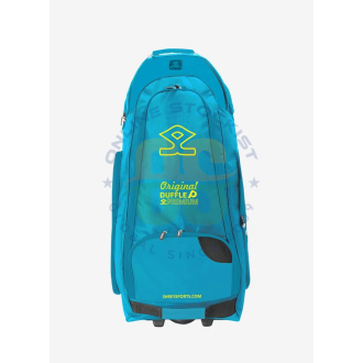Shrey Pro Premium Cricket Wheelie Duffle Bag CERULEAN/GREEN