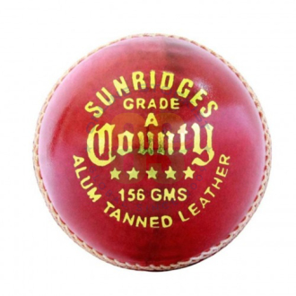 SS County ( Alum Tanned ) Cricket Ball RED - Box of 6
