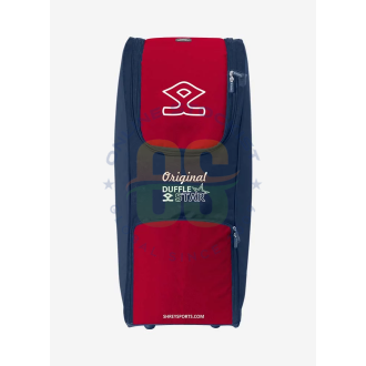 SHREY STAR DUFFLE BAG NAVY RED