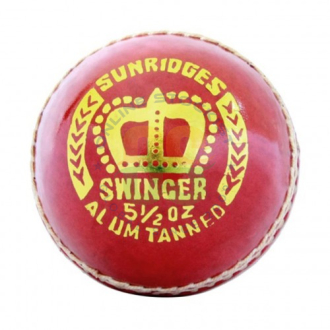 SS SWINGER ( Alum Tanned ) Cricket Ball RED - Box of 6