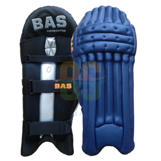 BAS Players Navy Blue Cricket Batting Pads Men's