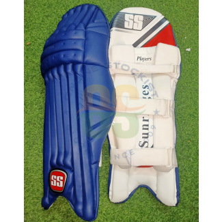 SS Players Navy Blue Cricket Batting Pads Men's