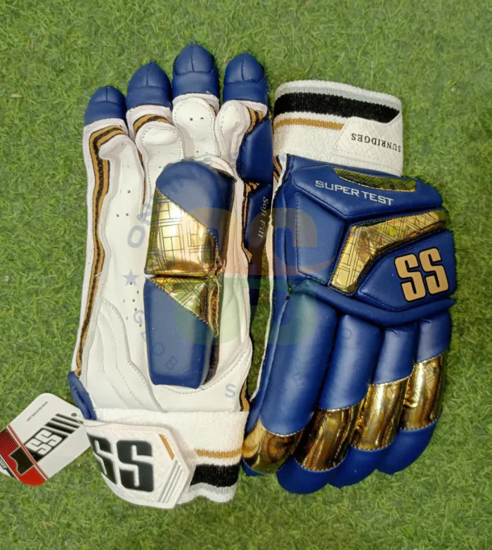 Navy blue and hotsell gold batting gloves